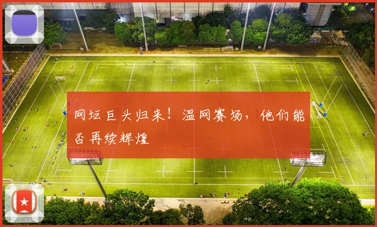 网坛巨头归来！温网赛场，他们能否再续辉煌